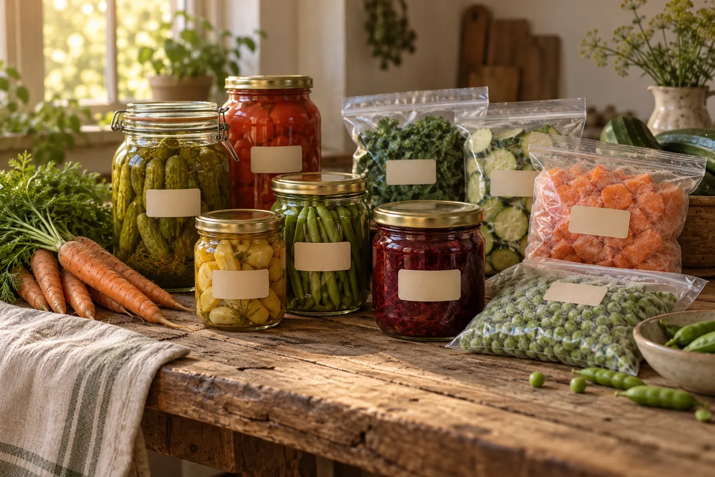 My Freezer and Pantry Plan for the Last of the Harvest