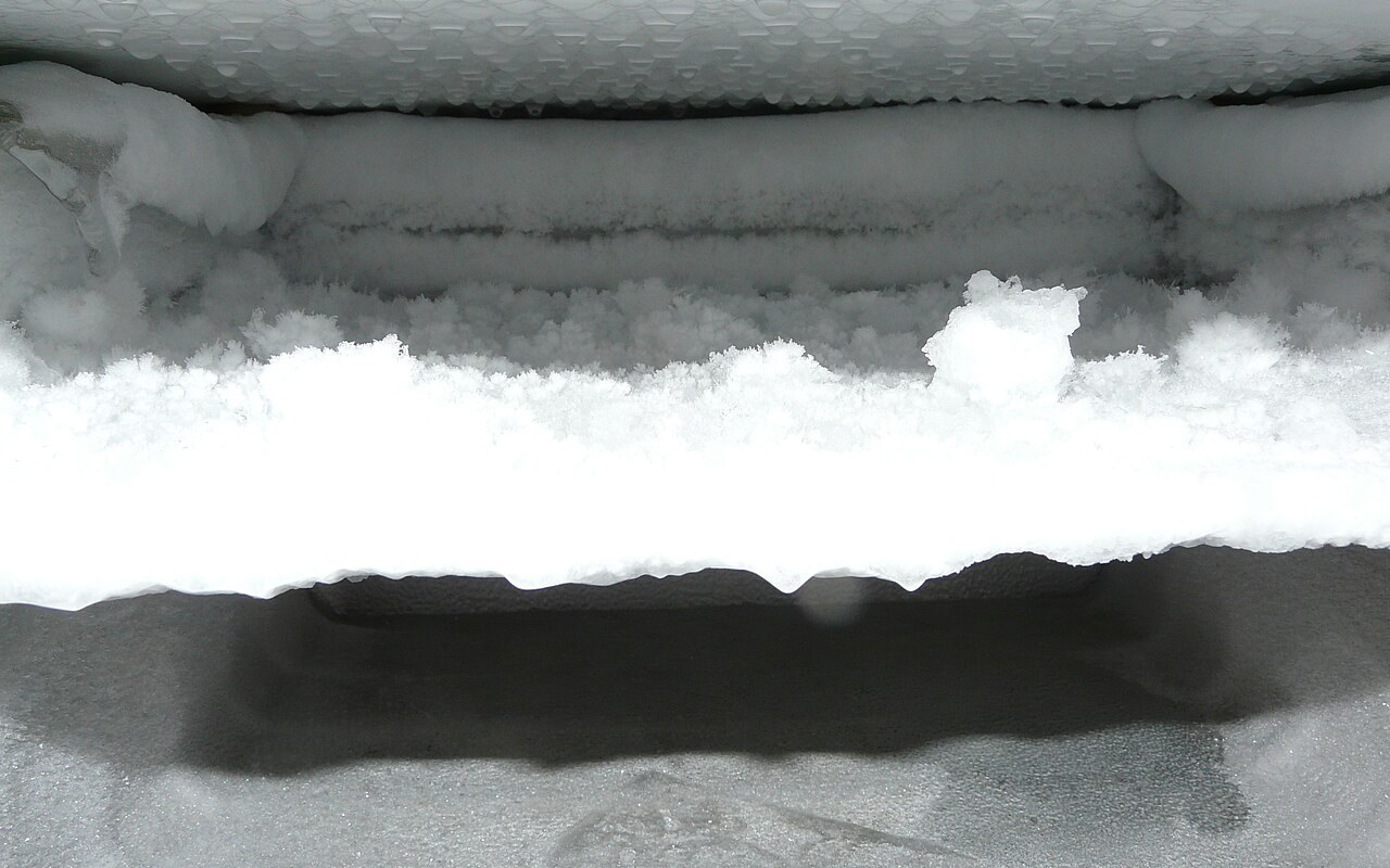 Appliance care guide for freezers and refrigerators example with cold-storage bins and food containers