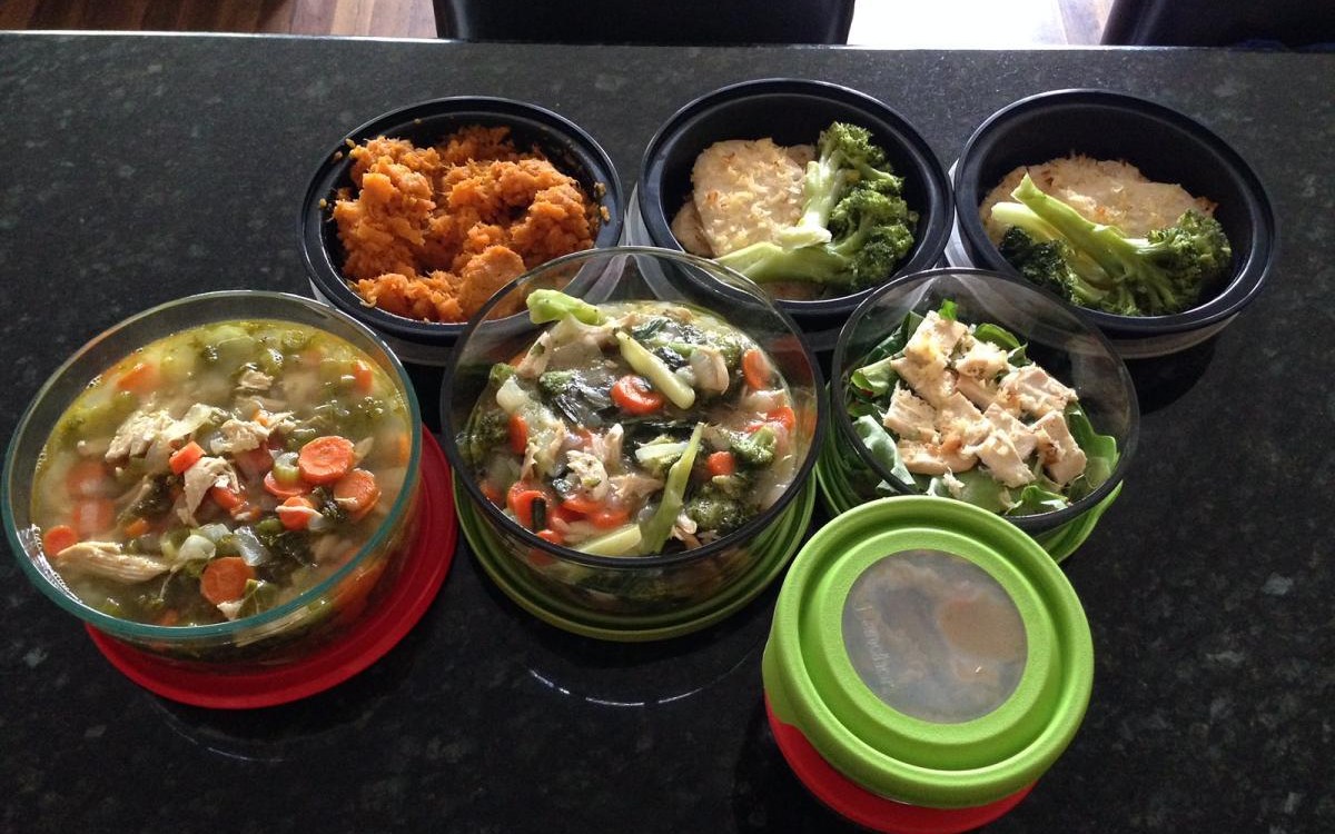 Food storage for families: container sizes that make sense checklist scene beside a freezer or refrigerator