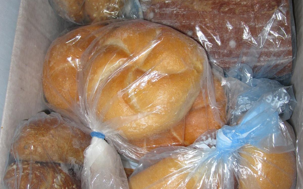 Glass vs plastic food storage containers for fridge and freezer use shown with labeled freezer containers
